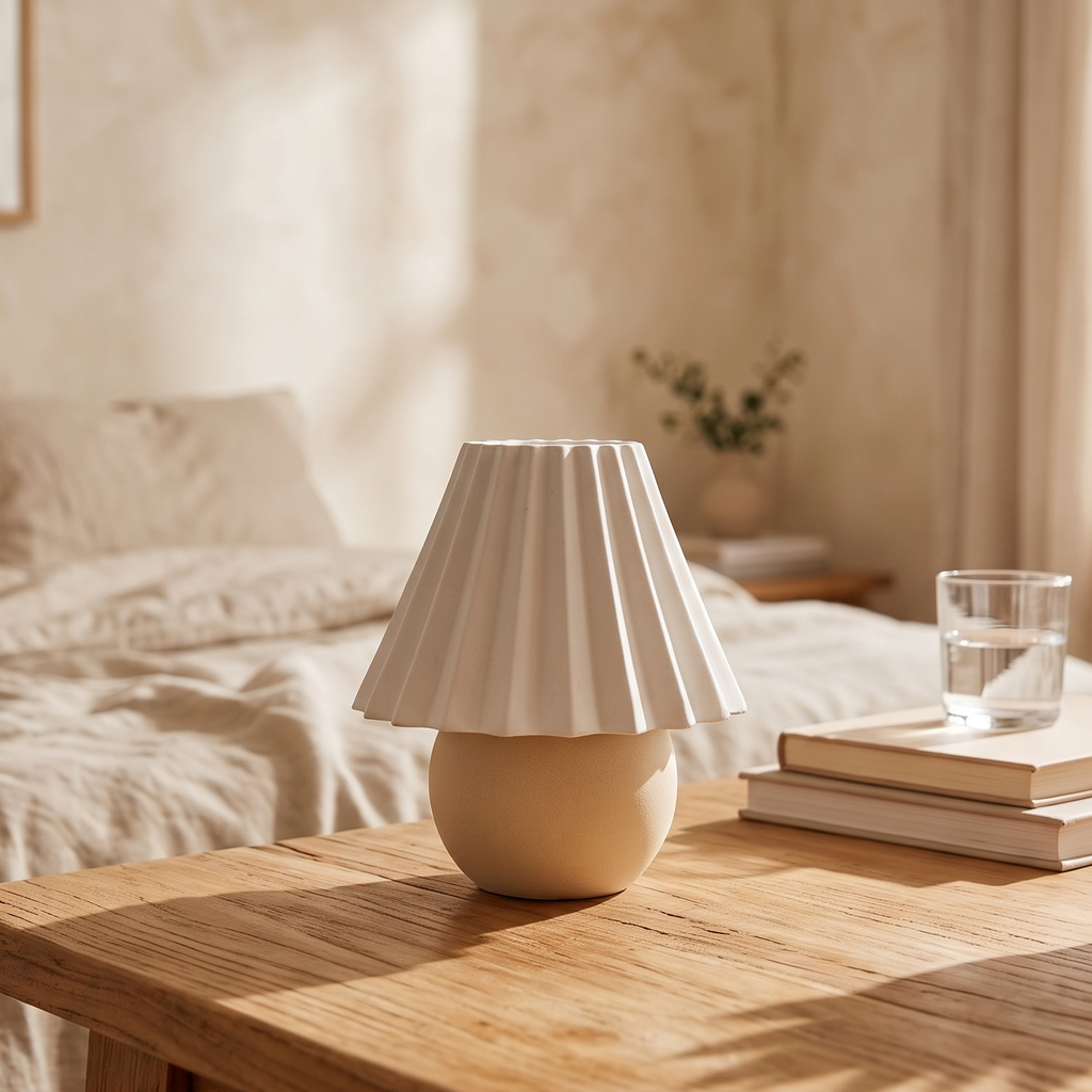 Ivory Lamp Standing Clay Diffuser & Fragrance Oil